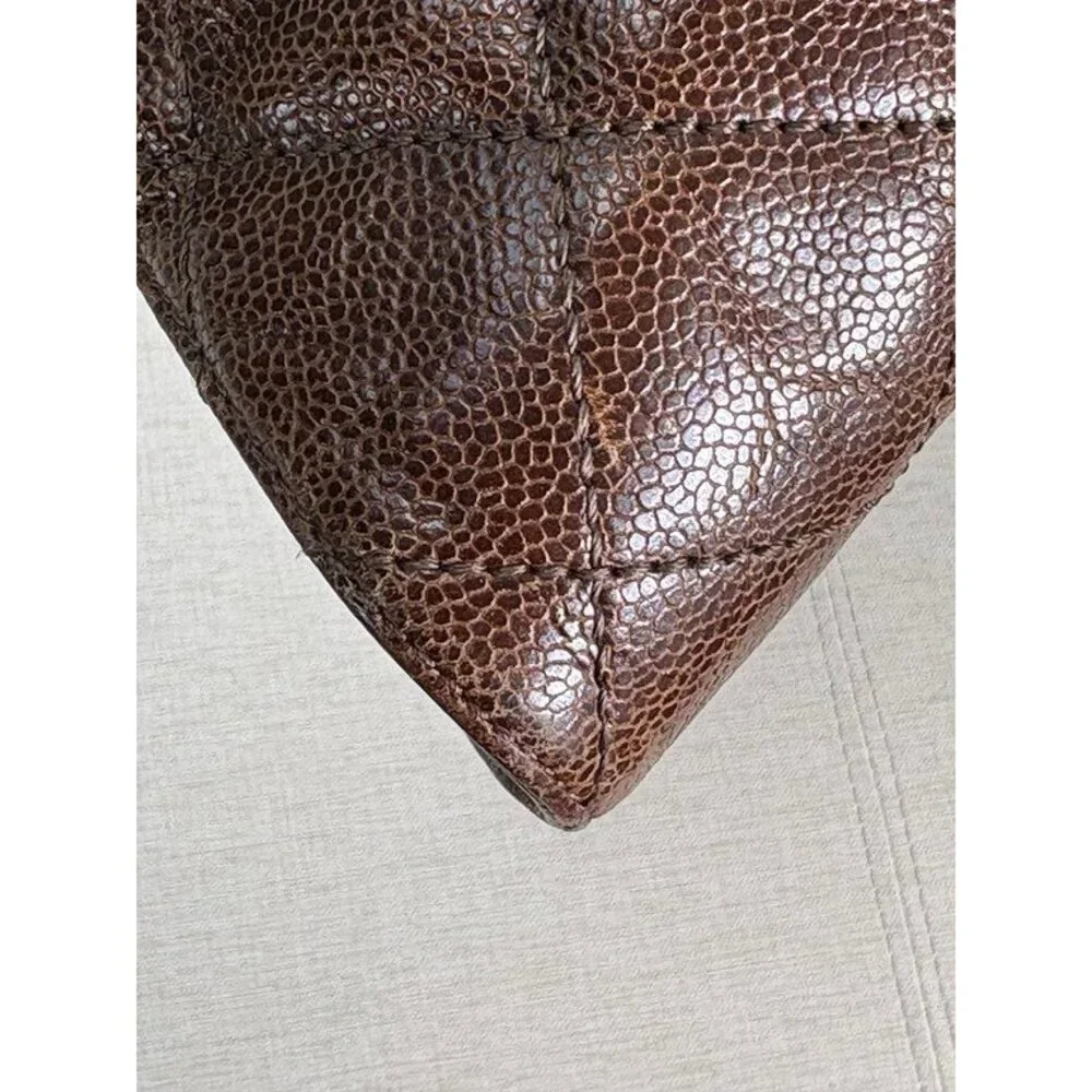 CHANEL Brown Caviar Coco Handle Large SHW - Picture 8 of 15